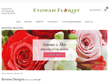 Tablet Screenshot of etowahflorist.com